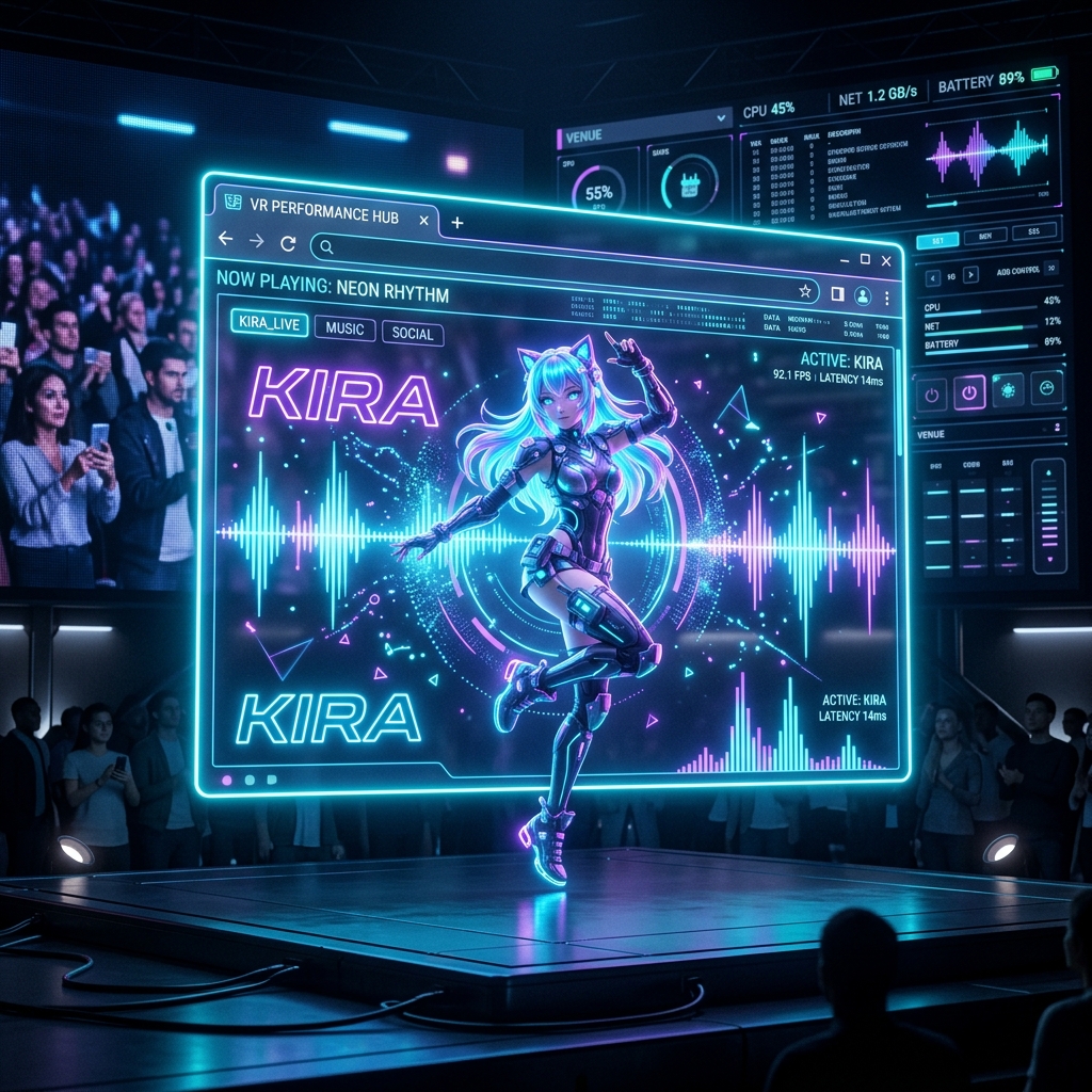 Pascual Companion Hologram visualizer mockup