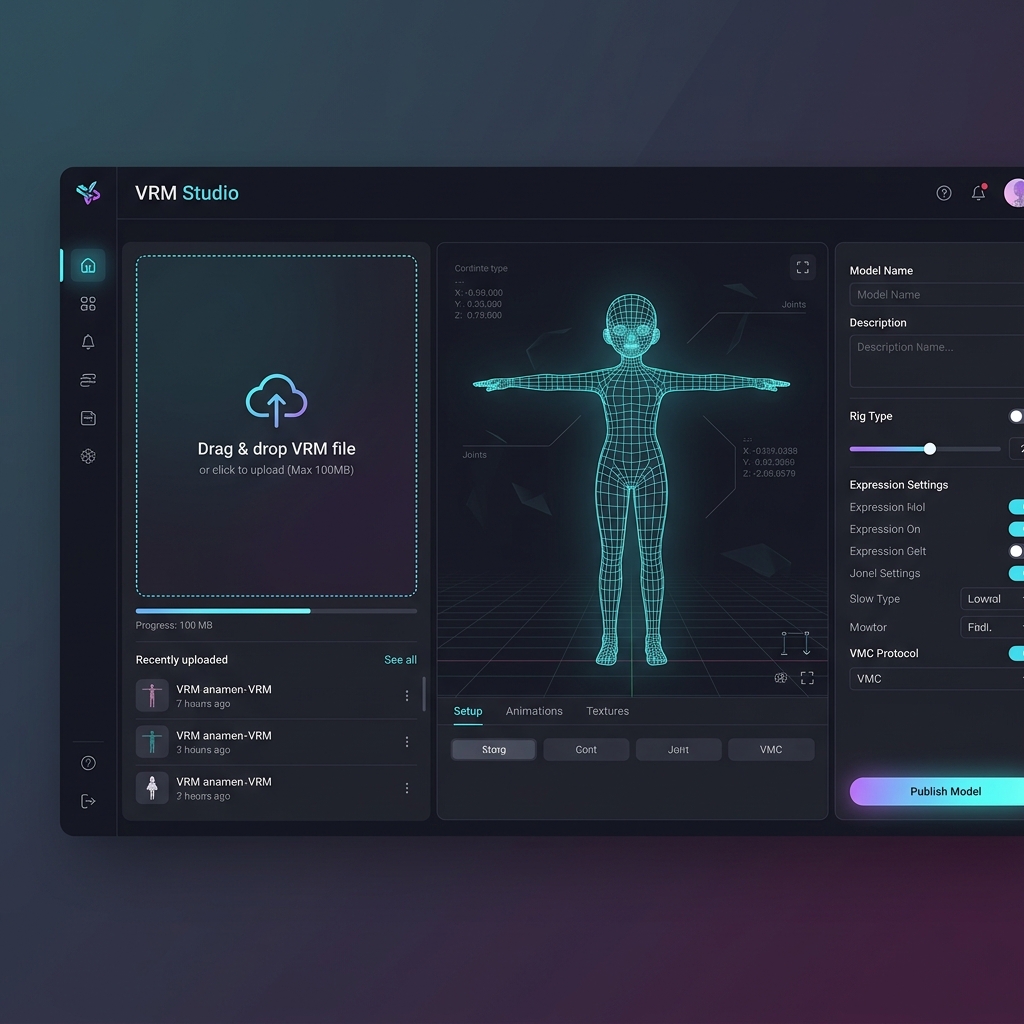 Pascual Companion VRM Studio Interface